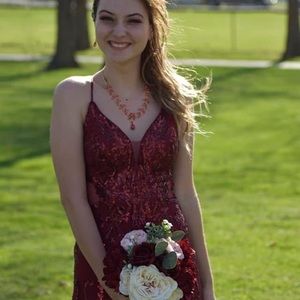 Alyce Paris 61129 Fitted Sequin Evening Dress